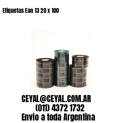 Etiquetas Ean 13 20 x 100