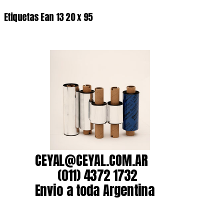Etiquetas Ean 13 20 x 95