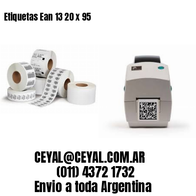 Etiquetas Ean 13 20 x 95