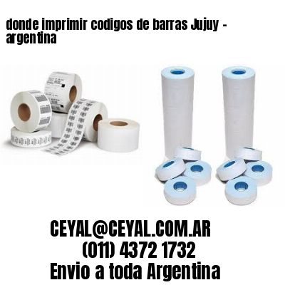 donde imprimir codigos de barras Jujuy – argentina