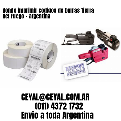 donde imprimir codigos de barras Tierra del Fuego – argentina