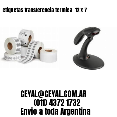 etiquetas transferencia termica  12 x 7