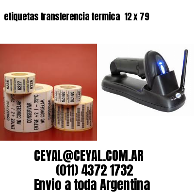 etiquetas transferencia termica  12 x 79