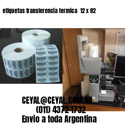 etiquetas transferencia termica  12 x 82