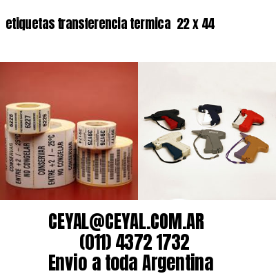 etiquetas transferencia termica  22 x 44