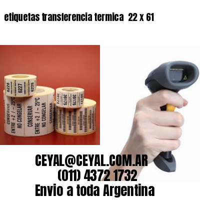 etiquetas transferencia termica  22 x 61