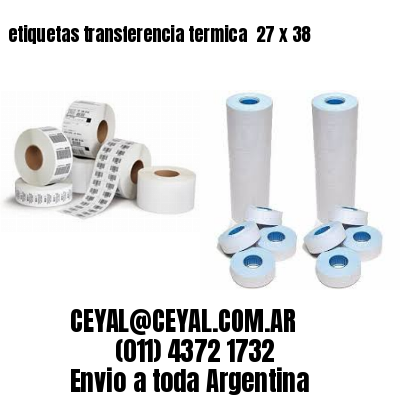 etiquetas transferencia termica  27 x 38