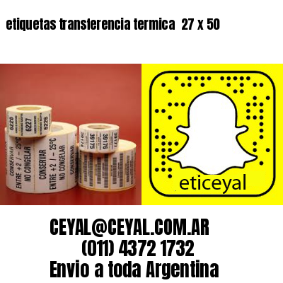 etiquetas transferencia termica  27 x 50