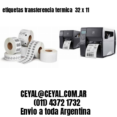 etiquetas transferencia termica  32 x 11