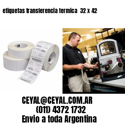 etiquetas transferencia termica  32 x 42
