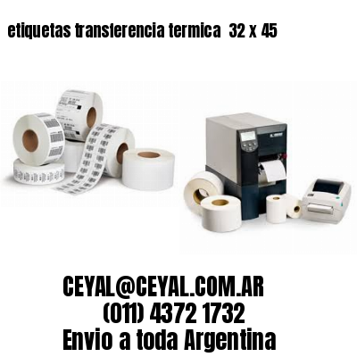 etiquetas transferencia termica  32 x 45