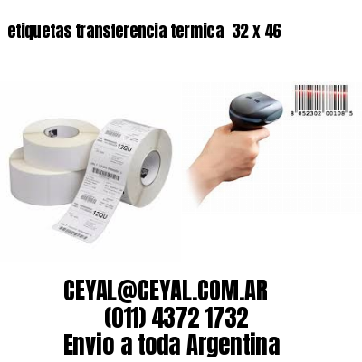 etiquetas transferencia termica  32 x 46