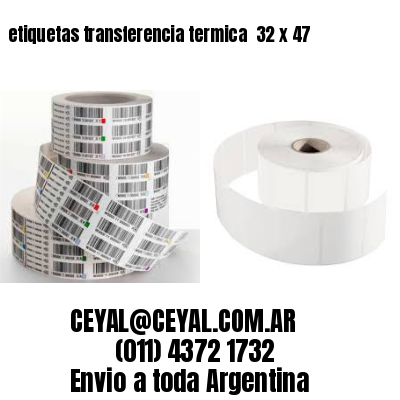 etiquetas transferencia termica  32 x 47