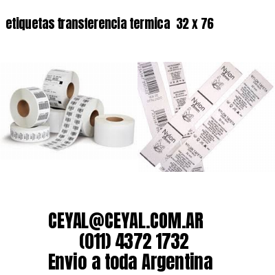 etiquetas transferencia termica  32 x 76