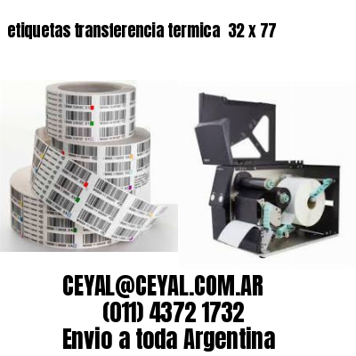 etiquetas transferencia termica  32 x 77