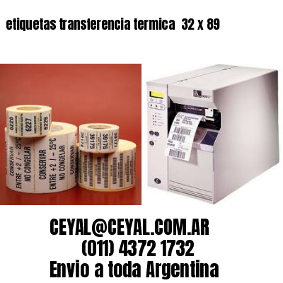 etiquetas transferencia termica  32 x 89