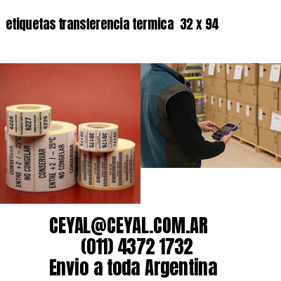 etiquetas transferencia termica  32 x 94