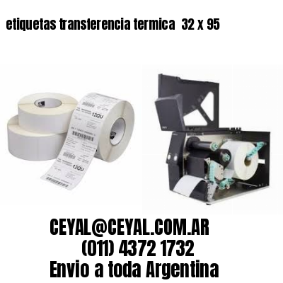 etiquetas transferencia termica  32 x 95
