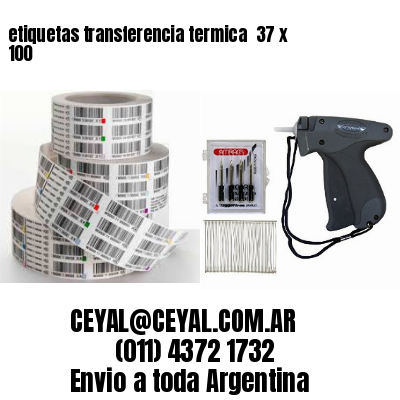 etiquetas transferencia termica  37 x 100
