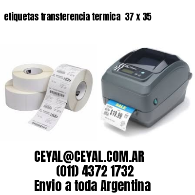 etiquetas transferencia termica  37 x 35