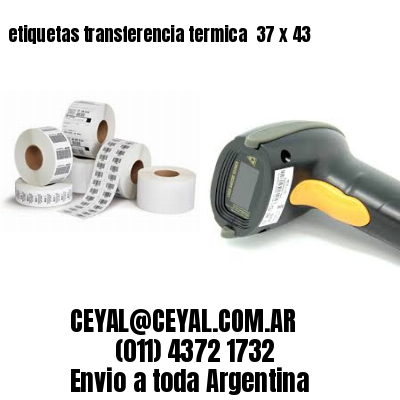 etiquetas transferencia termica  37 x 43