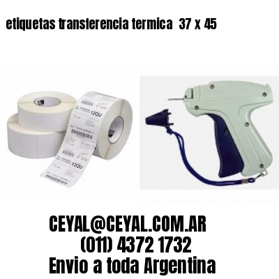 etiquetas transferencia termica  37 x 45
