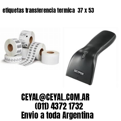 etiquetas transferencia termica  37 x 53