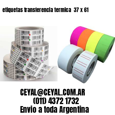 etiquetas transferencia termica  37 x 61