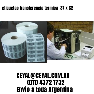 etiquetas transferencia termica  37 x 62