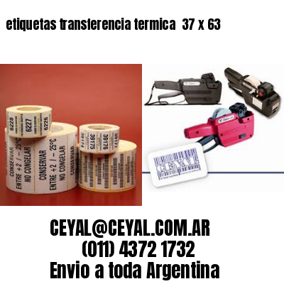 etiquetas transferencia termica  37 x 63