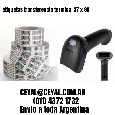 etiquetas transferencia termica  37 x 88