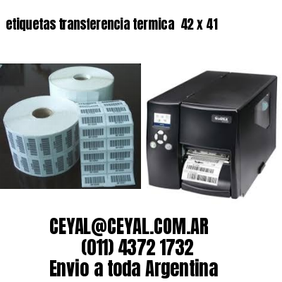 etiquetas transferencia termica  42 x 41