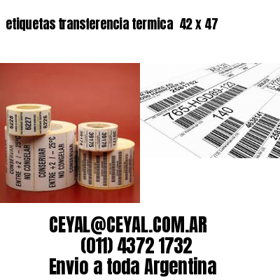 etiquetas transferencia termica  42 x 47