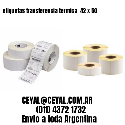etiquetas transferencia termica  42 x 50