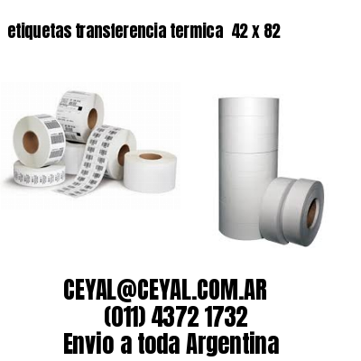 etiquetas transferencia termica  42 x 82