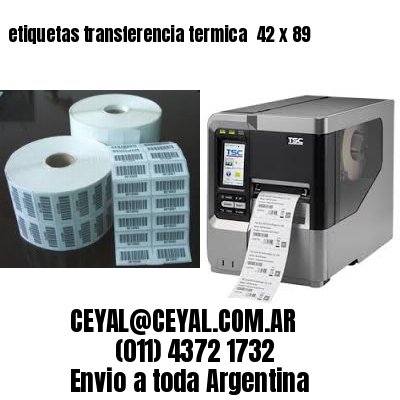 etiquetas transferencia termica  42 x 89