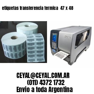etiquetas transferencia termica  47 x 48