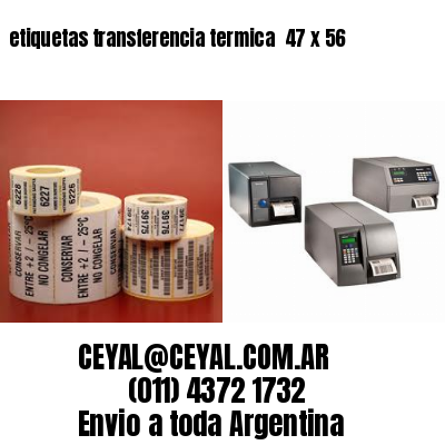 etiquetas transferencia termica  47 x 56