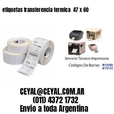 etiquetas transferencia termica  47 x 60
