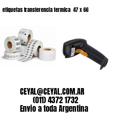 etiquetas transferencia termica  47 x 66