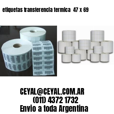 etiquetas transferencia termica  47 x 69