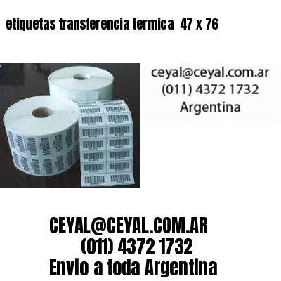 etiquetas transferencia termica  47 x 76
