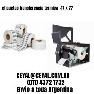 etiquetas transferencia termica  47 x 77