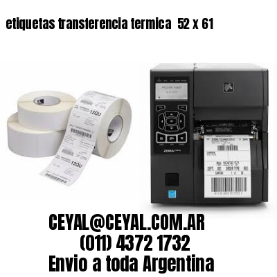 etiquetas transferencia termica  52 x 61