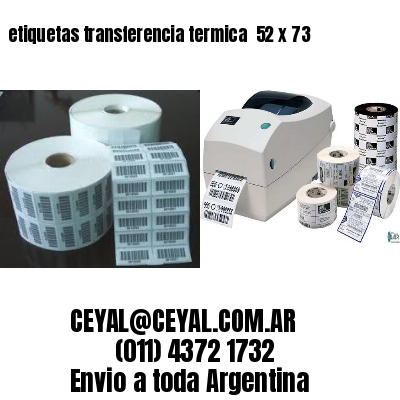 etiquetas transferencia termica  52 x 73