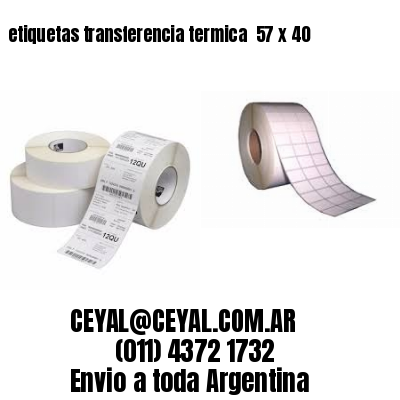 etiquetas transferencia termica  57 x 40