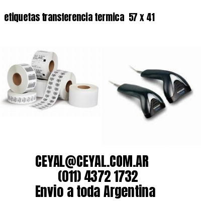 etiquetas transferencia termica  57 x 41