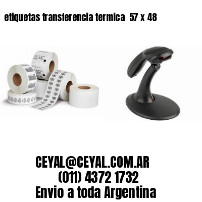 etiquetas transferencia termica  57 x 48