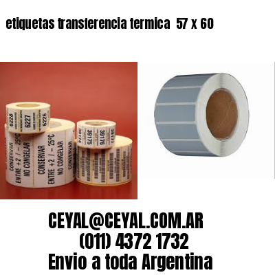 etiquetas transferencia termica  57 x 60