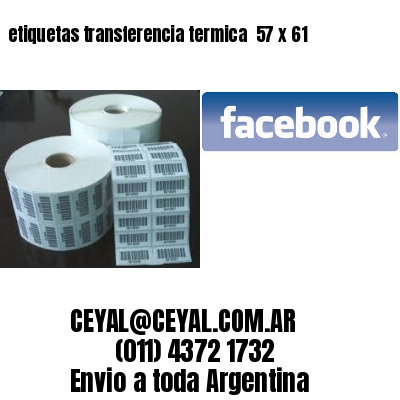 etiquetas transferencia termica  57 x 61